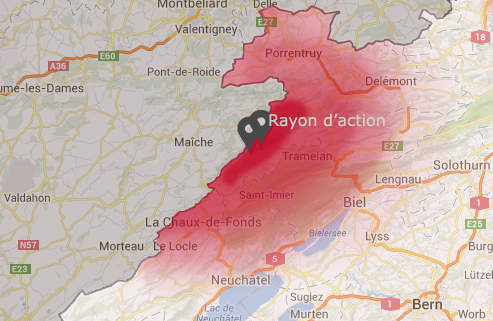 Rayon d'action
